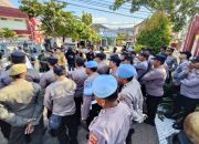 Polres Sumenep Terapkan Pengamanan Persuasif, Aksi PMII dan Aliansi Berjalan Damai